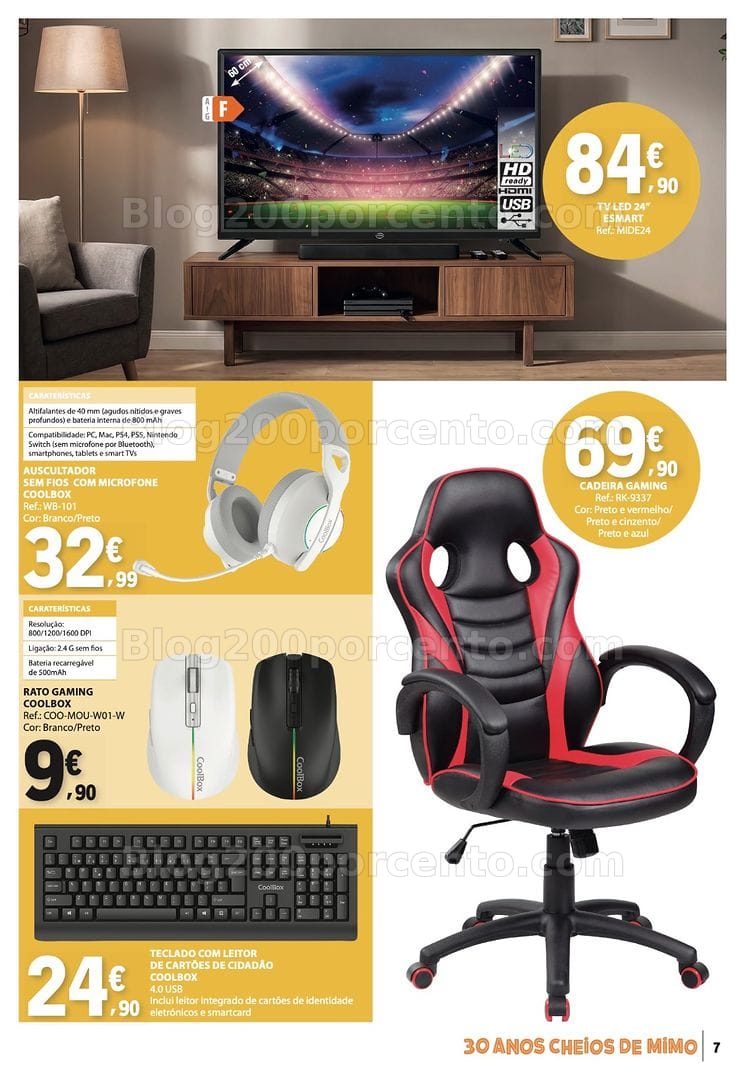 Antevisão Folheto E-LECLERC Bazar Promoções de 16 a 29 julho